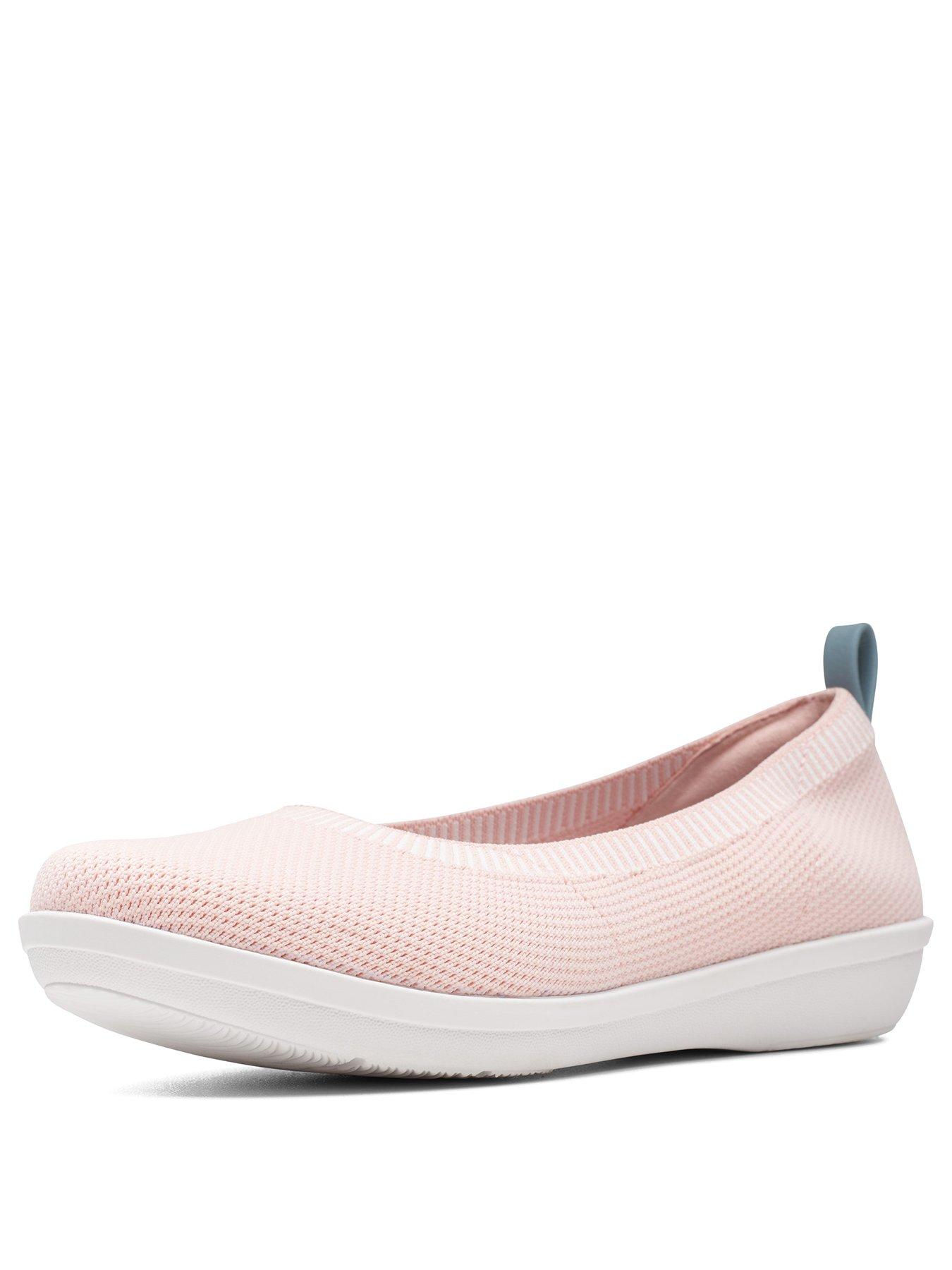 clarks cloudsteppers pink