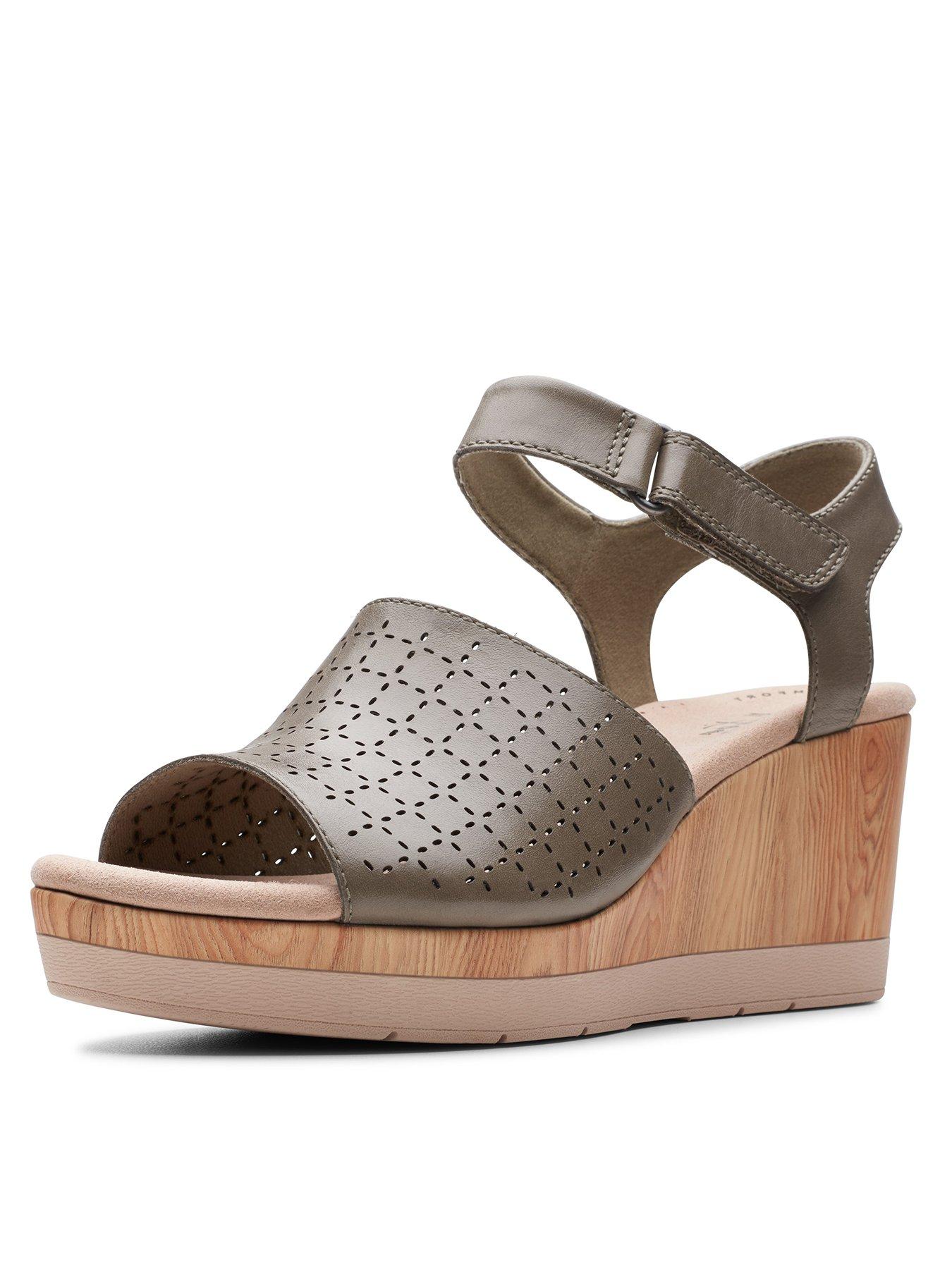 clarks cammy glory wedge sandal