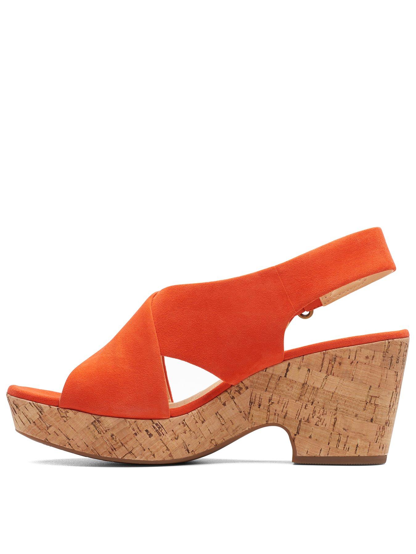 clarks maritsa lara orange