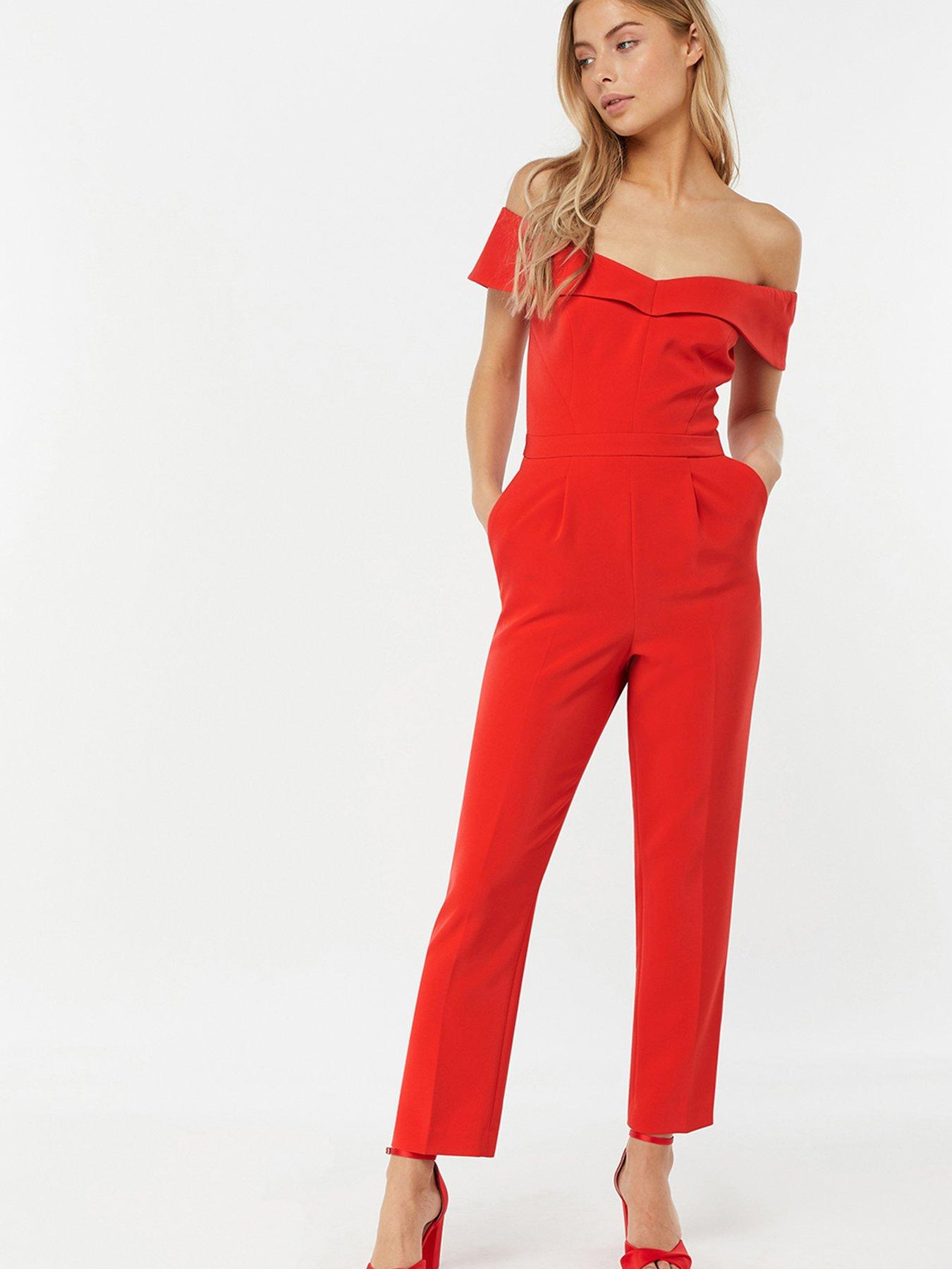 monsoon orange jumpsuit