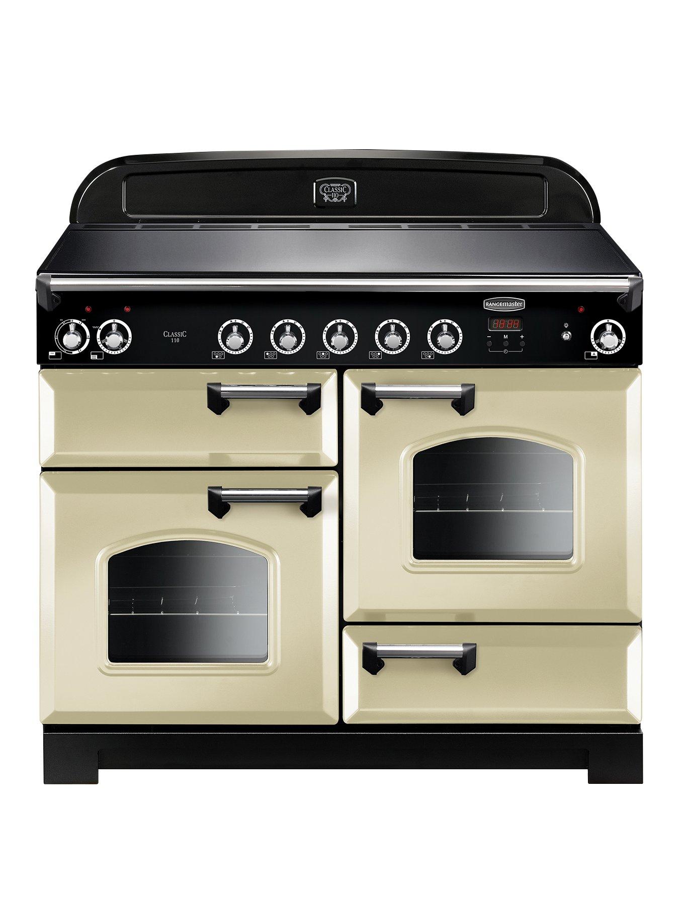 Cla110eicr Classic Deluxe 110cm Wide Electric Range Cooker With Induction Hob Cream - all electric gas station earns more money roblox gas