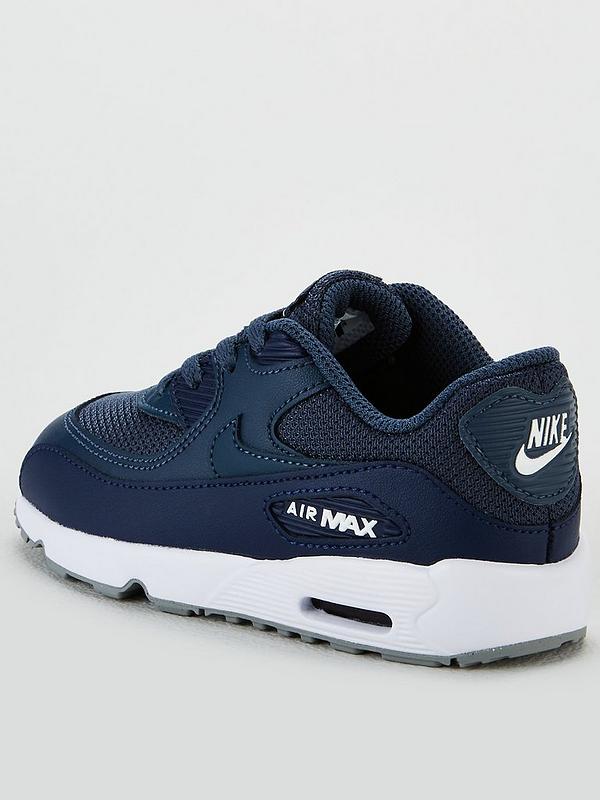 Air Max 90 Mesh Infants Trainers Navy Blue Air Max 90 Mesh Infants Trainers Navy Blue