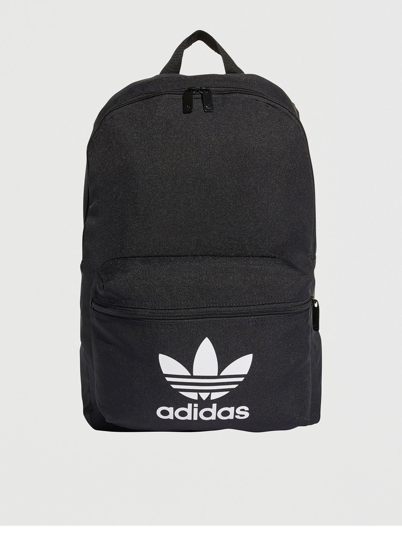 adidas originals classic trefoil backpack grey