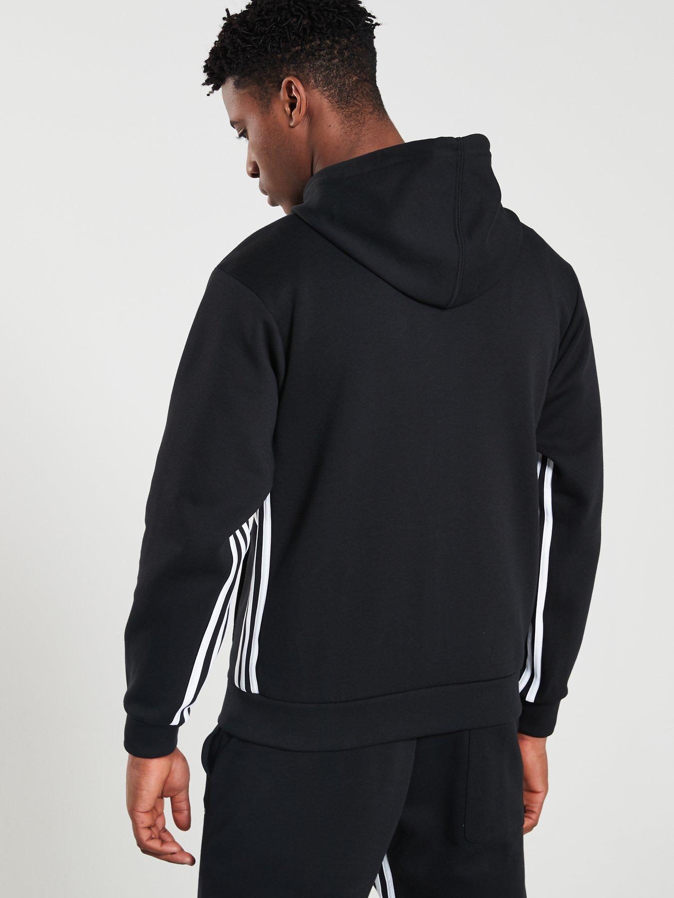 adidas side stripe hoodie