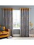 catherine-lansfield-canterbury-lined-eyelet-curtains-ochrefront