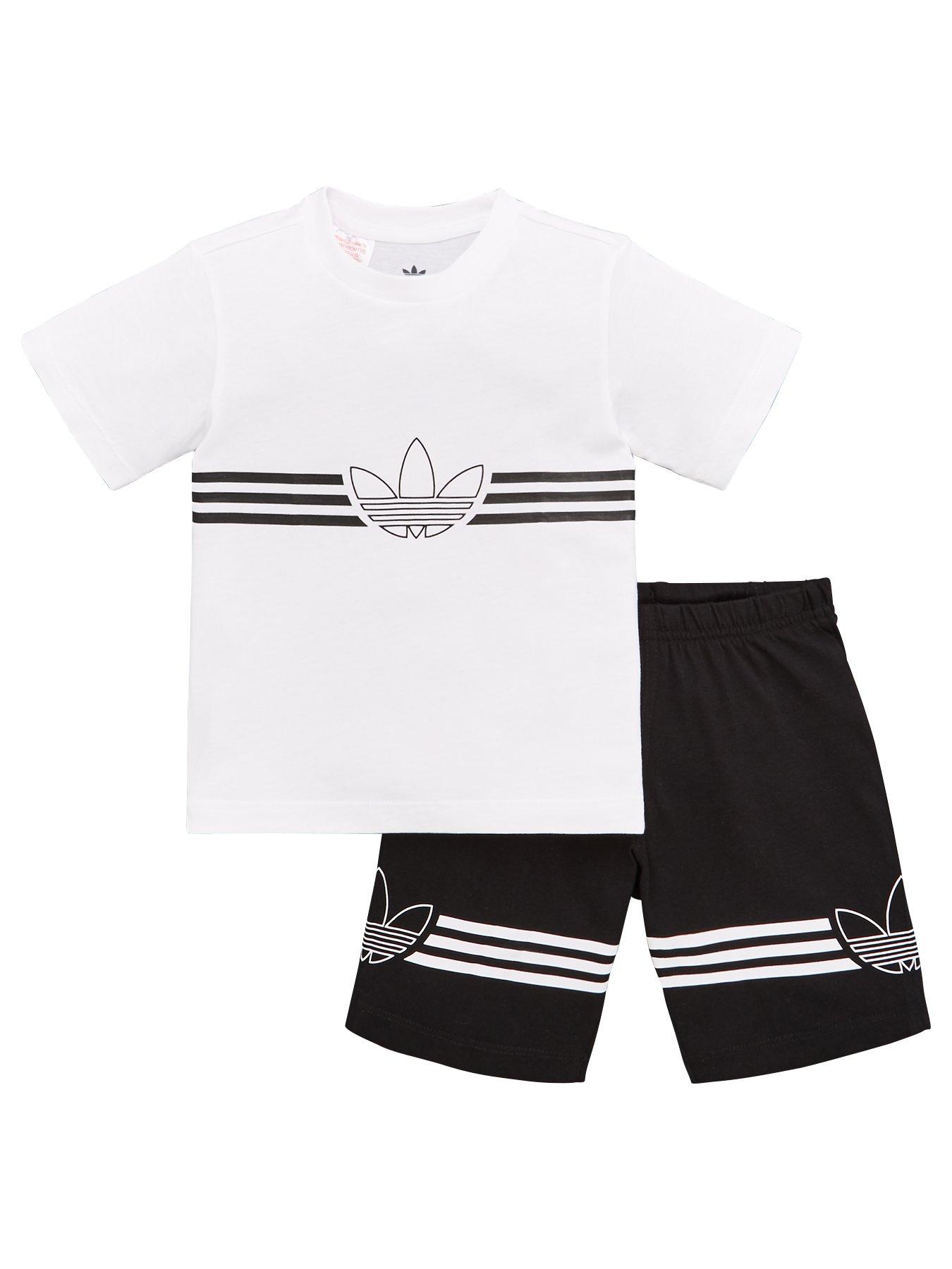 baby boy adidas shorts and shirt