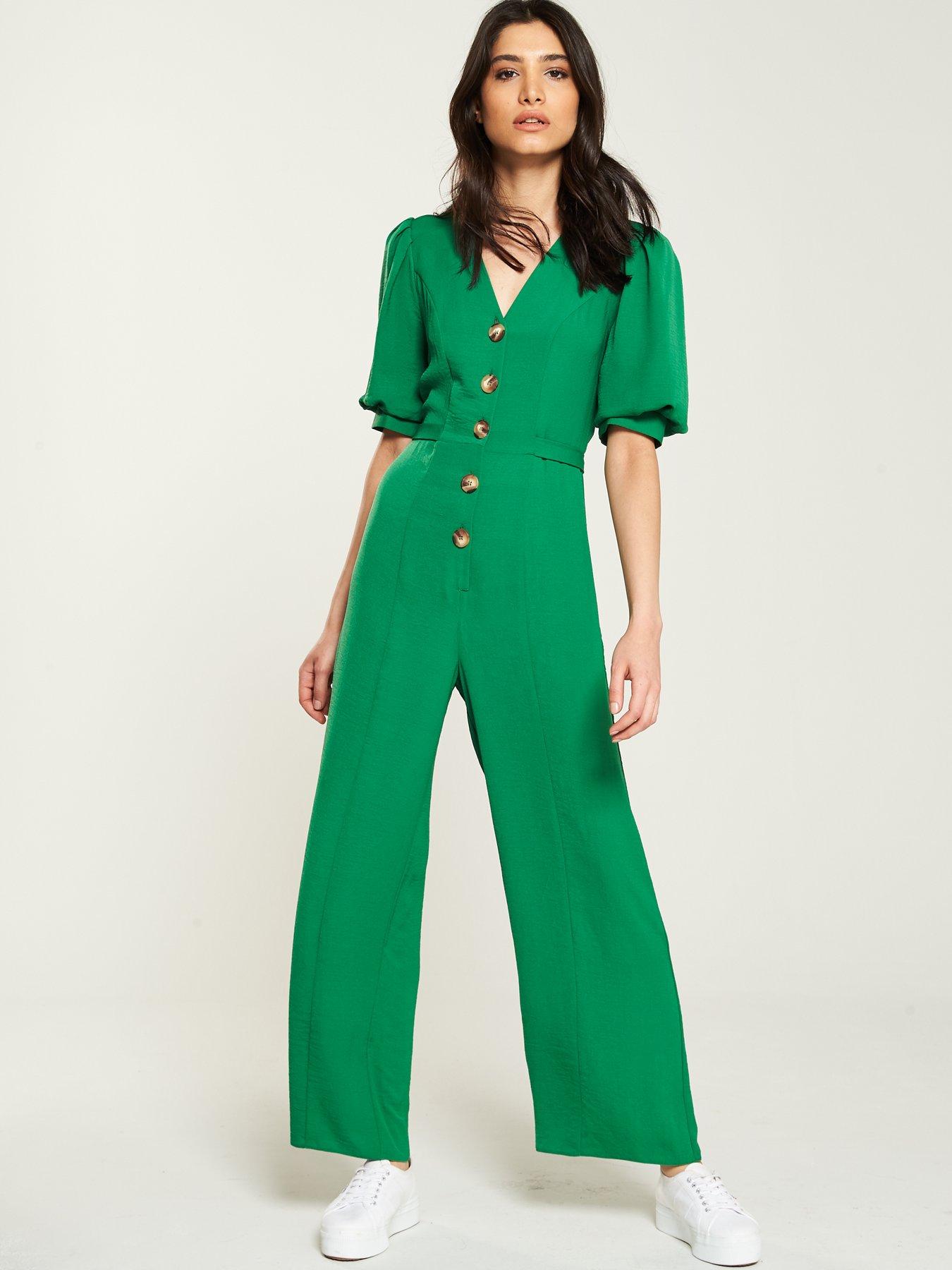 very green jumpsuit