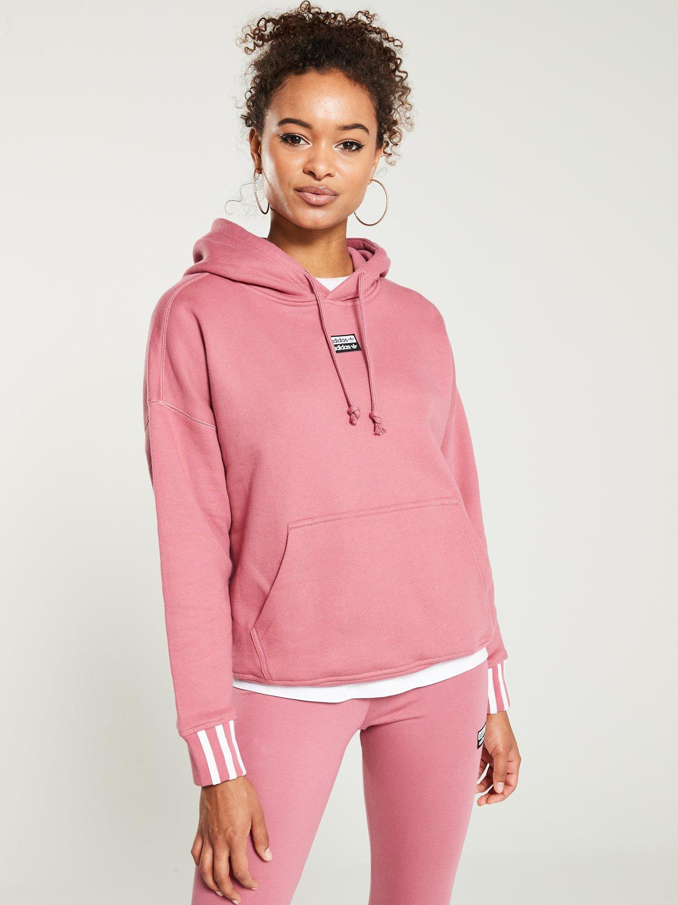 adidas pink pullover