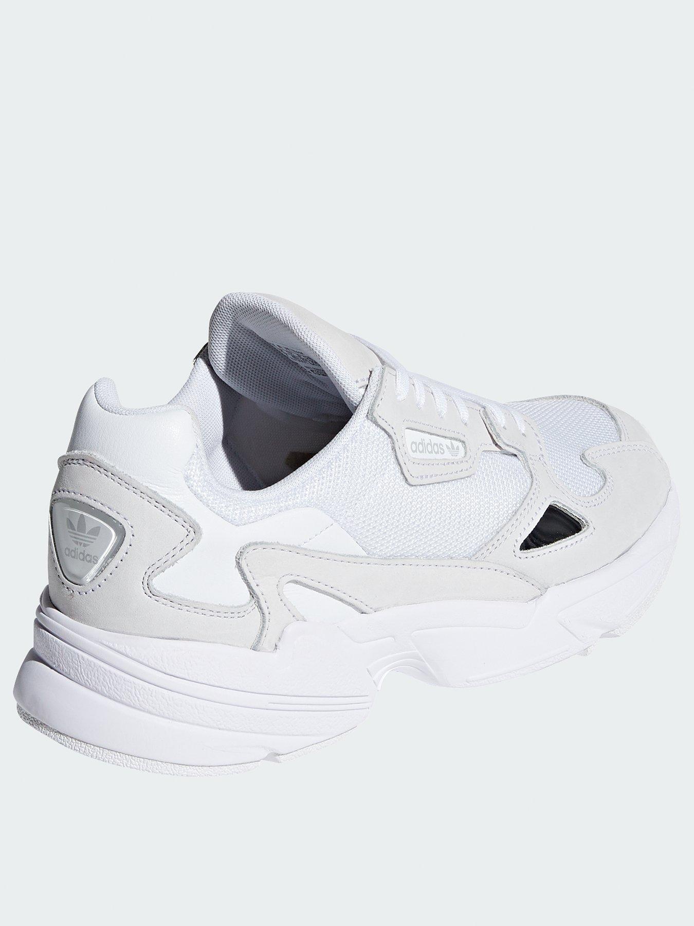 adidas white falcon trainers