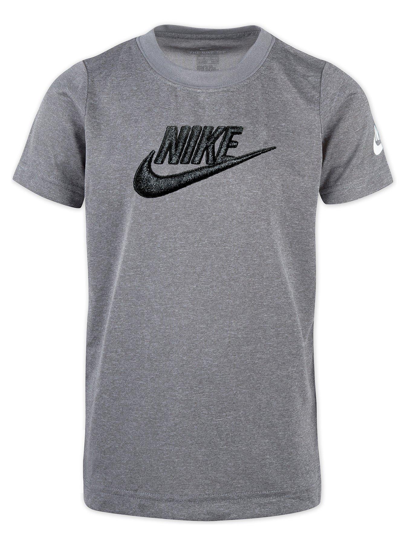 Nike Futura Texture Short Sleeve T Shirt Dark Grey - roblox all out zombies codes 2019 roblox free t shirts