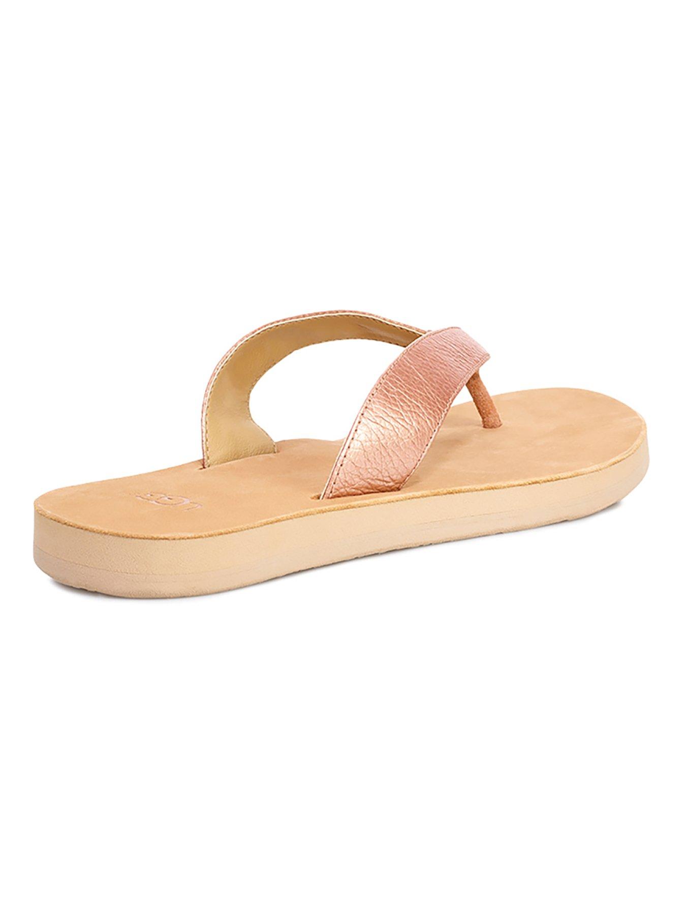 ugg tawney metallic flip flop