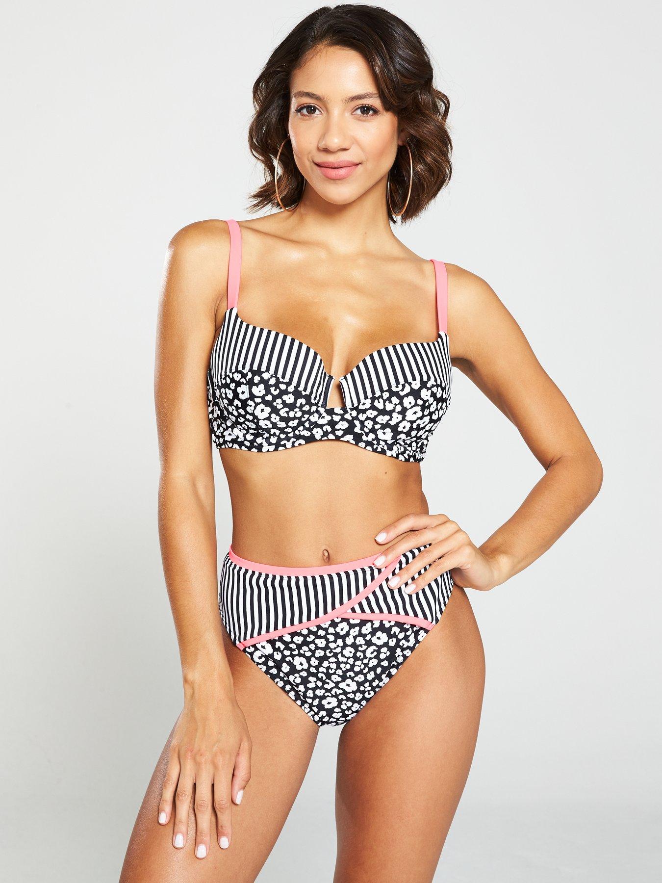 high waisted shapewear bikini