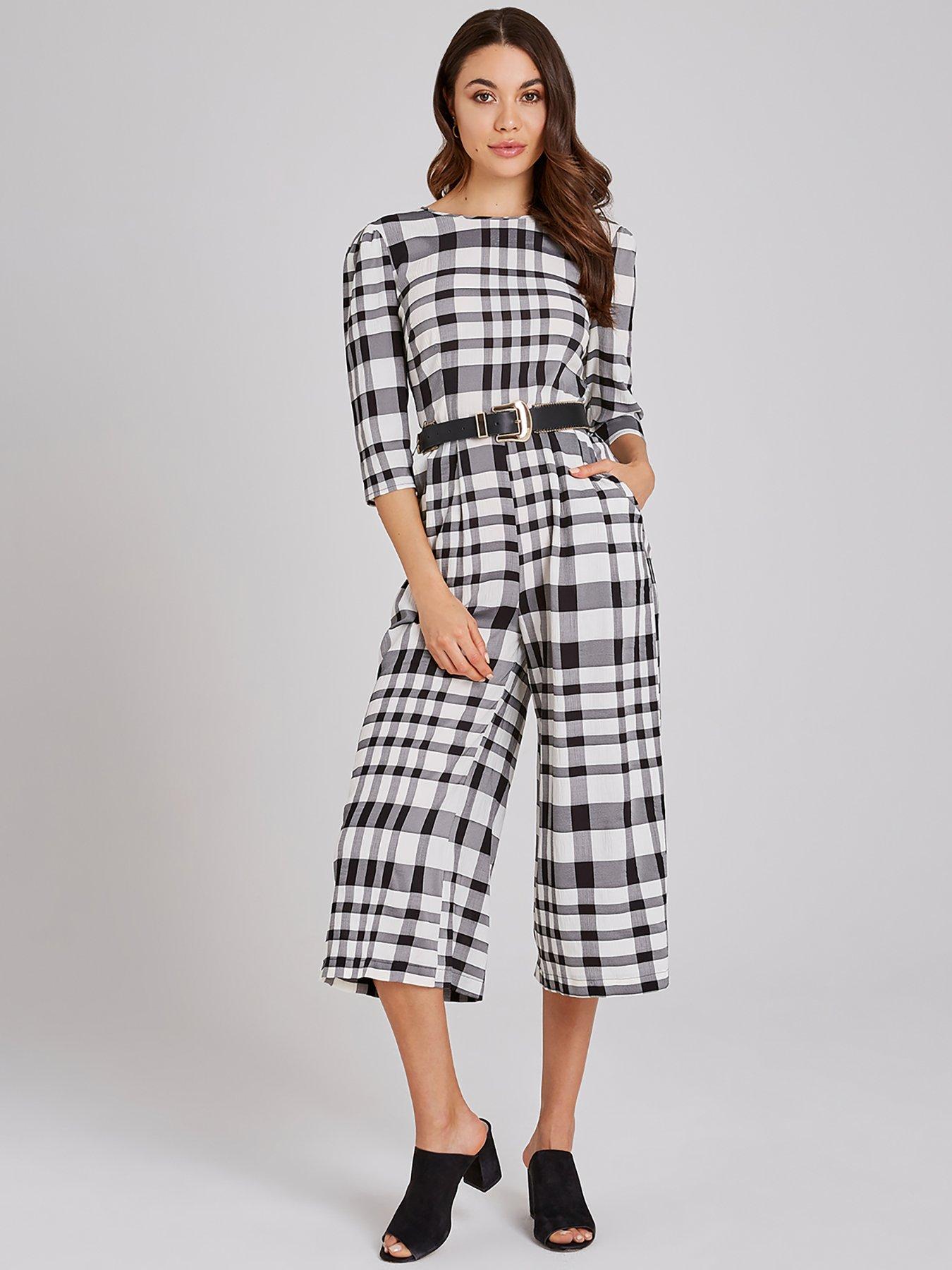 monsoon gingham jumpsuit