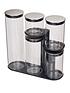 joseph-joseph-podium-100-collection-5-piece-storage-jar-set-with-standfront