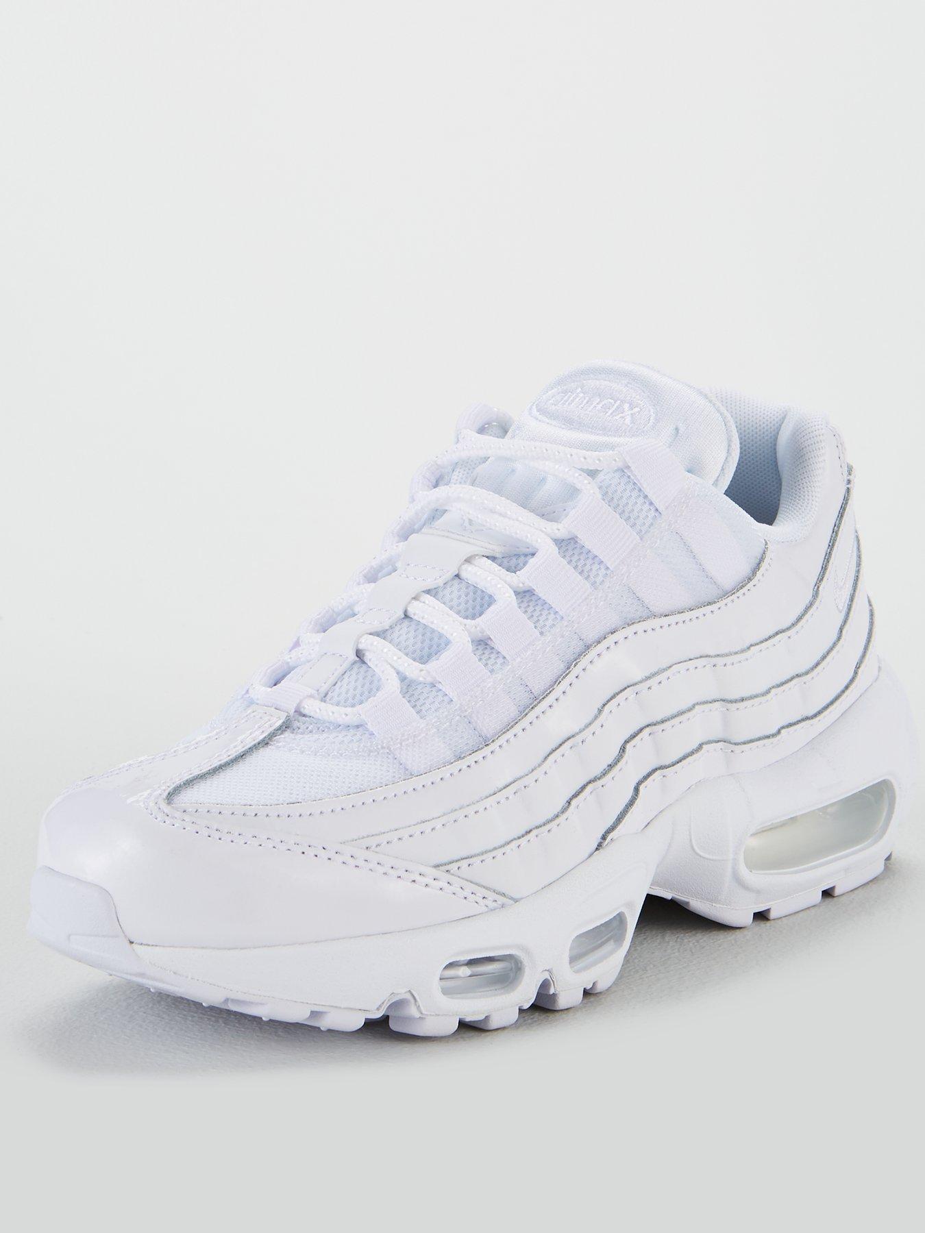 all white air max 95s