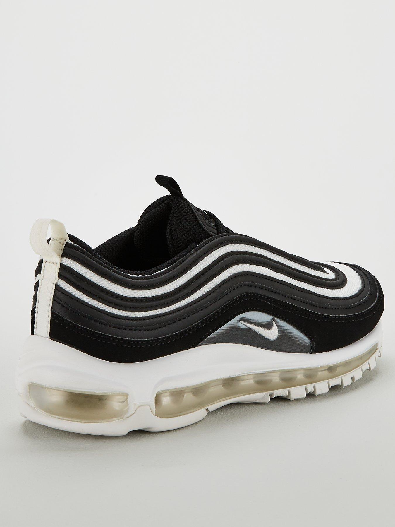 nike air max 97 iridescent trainers in black