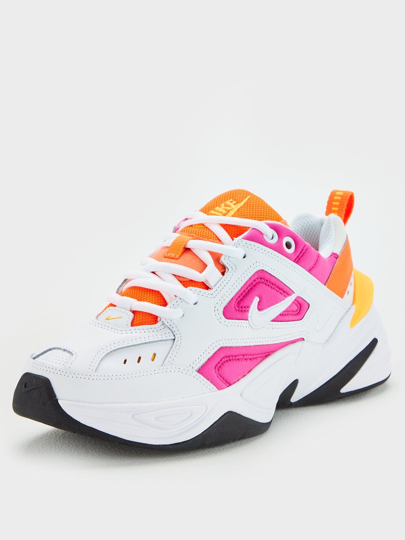 nike m2k tekno trainers pink