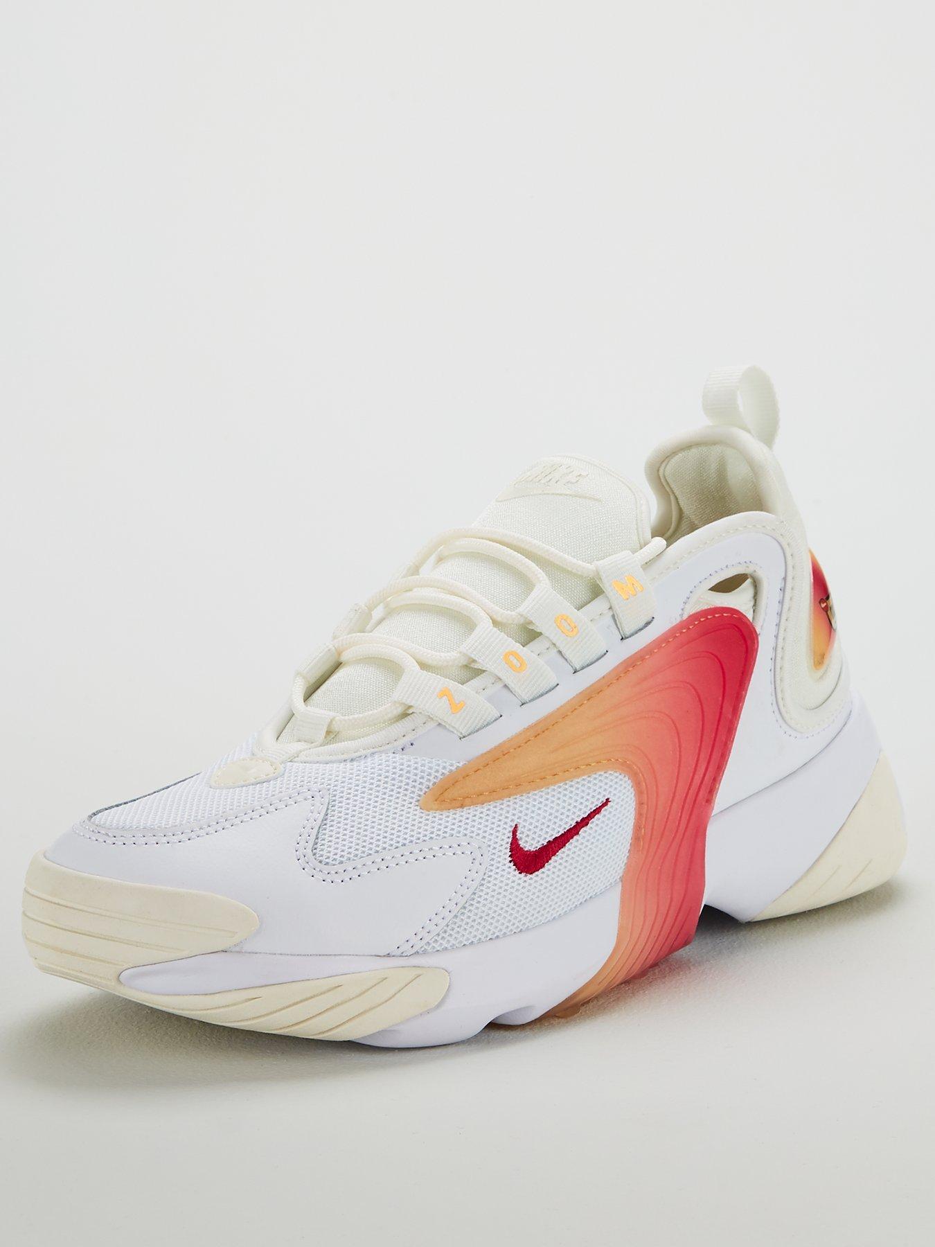 nike zoom 2k orange and white