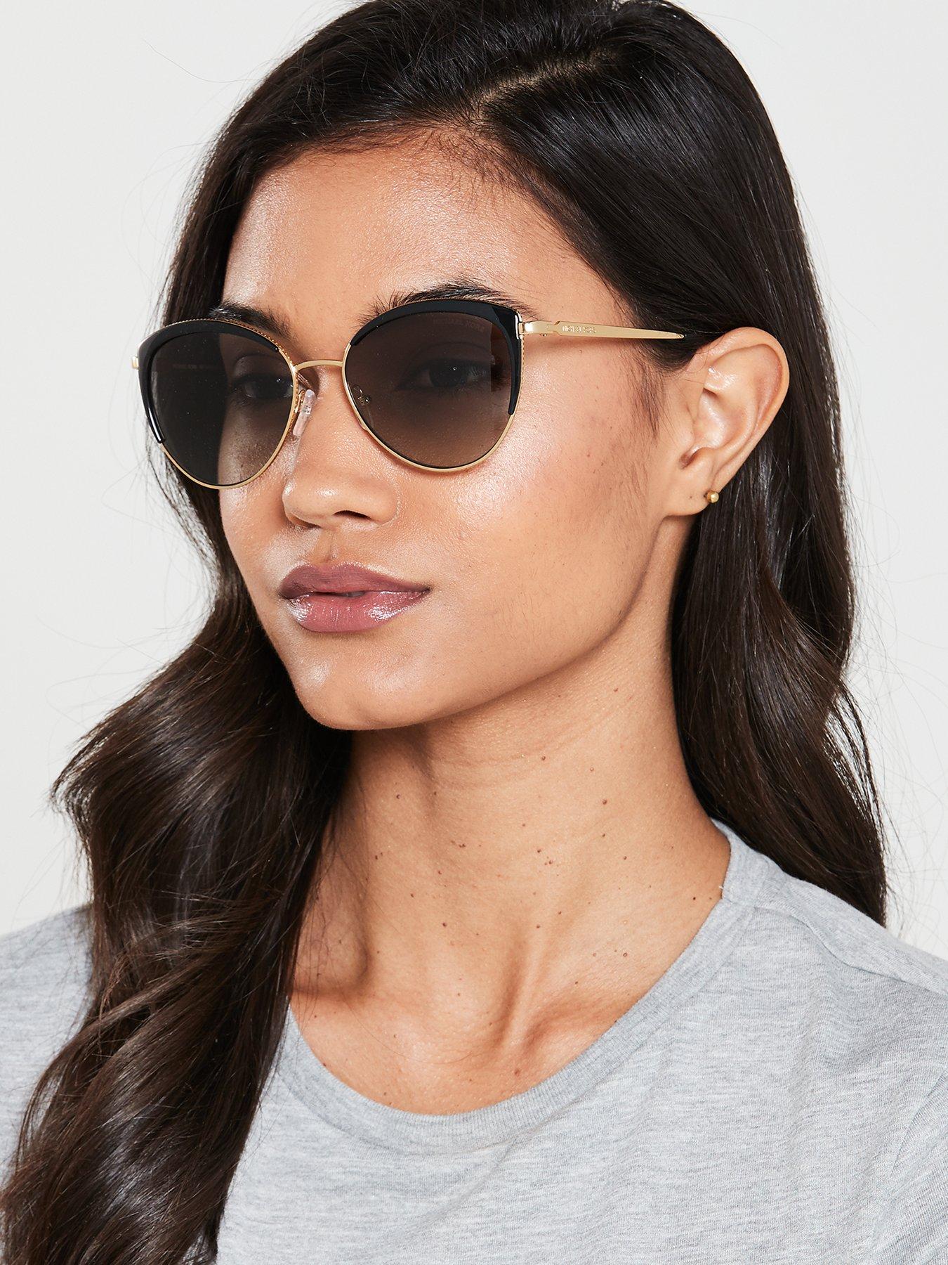 michael kors black and gold sunglasses