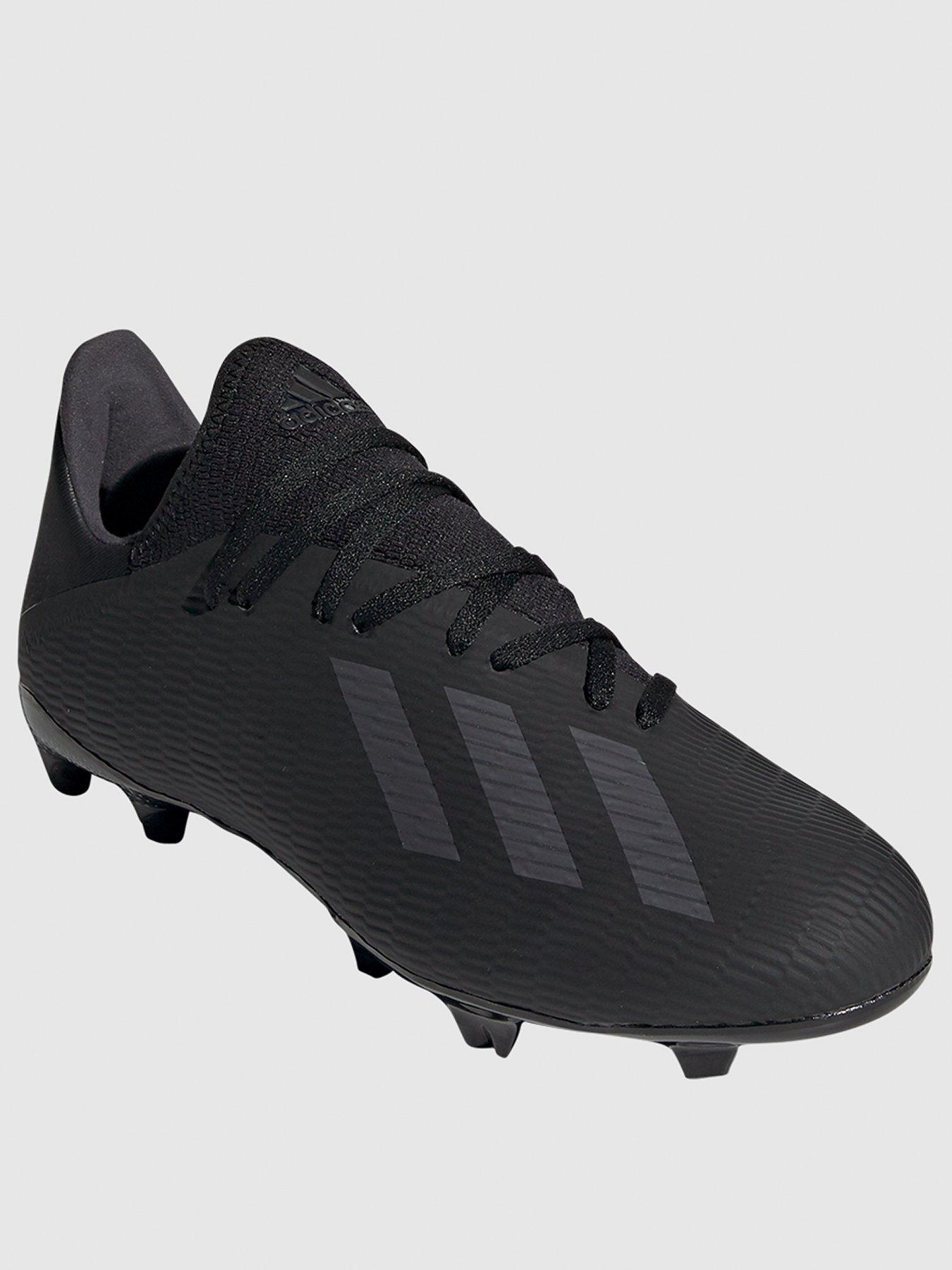 black adidas footy boots