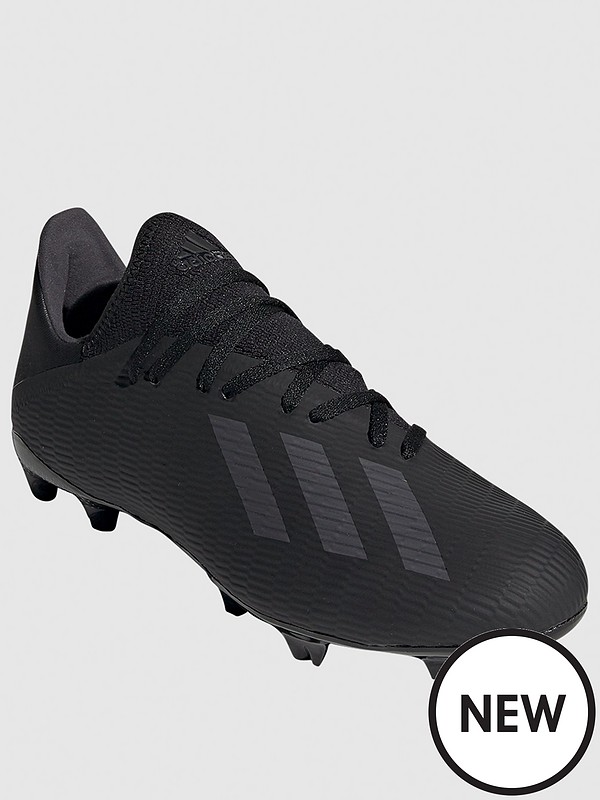 Adidas X 19 3 Firm Ground Football Boot Black