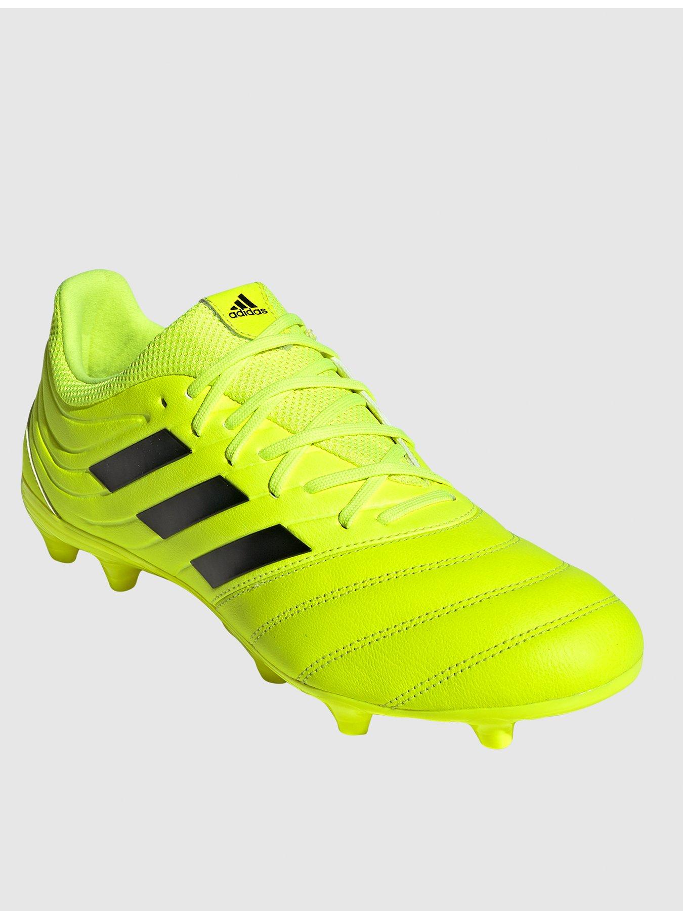 yellow adidas football cleats