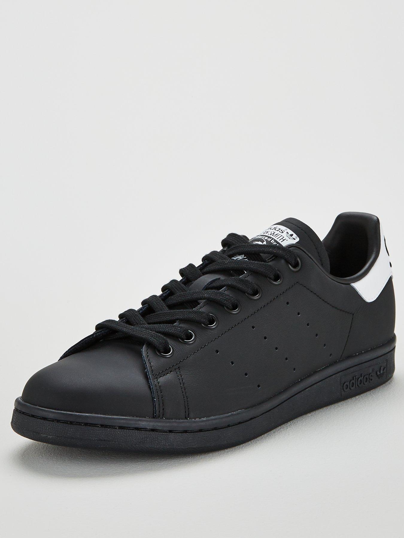 Stan Smith Black - cool sneakers for men new adidas wings 20 shoes roblox