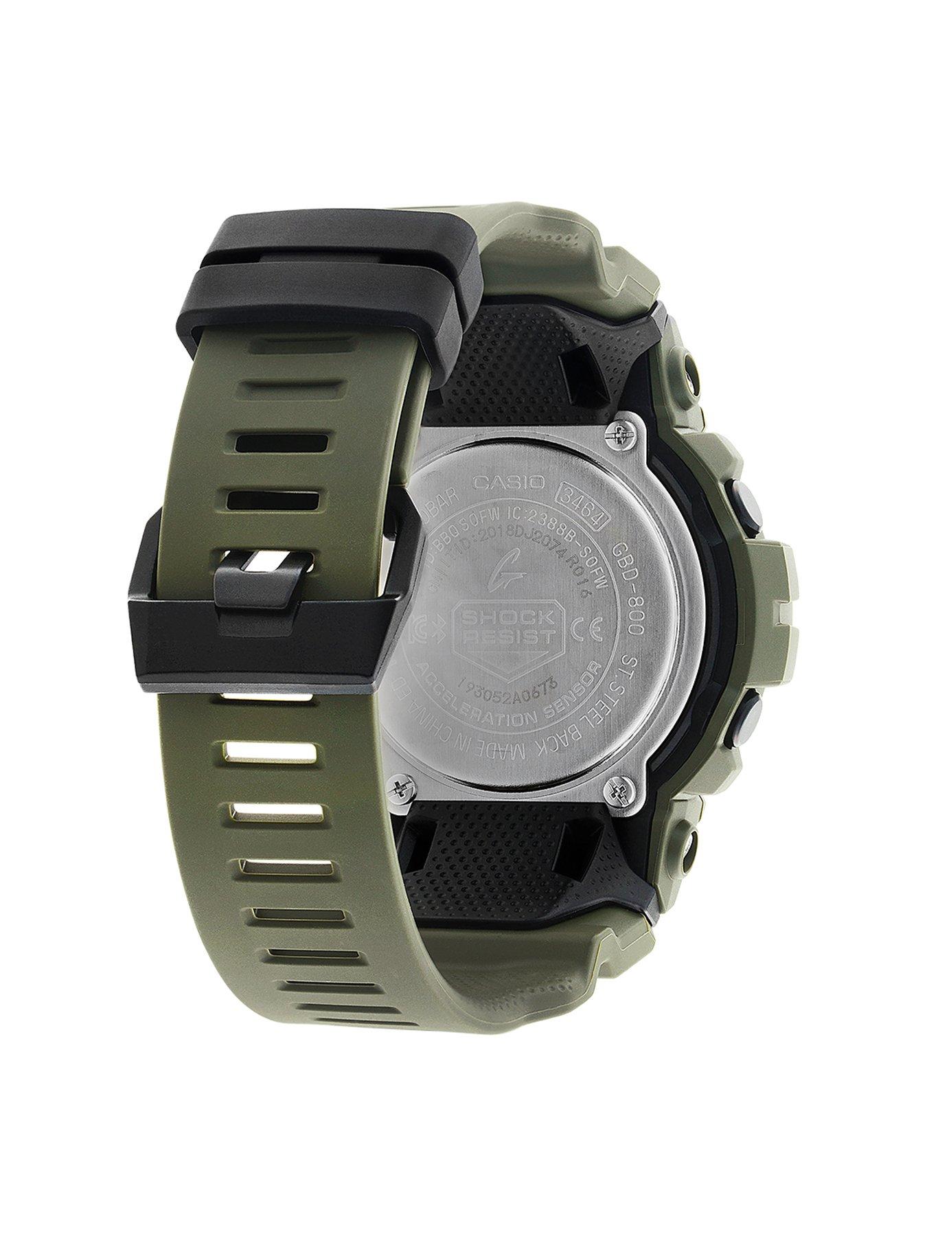 casio watch green