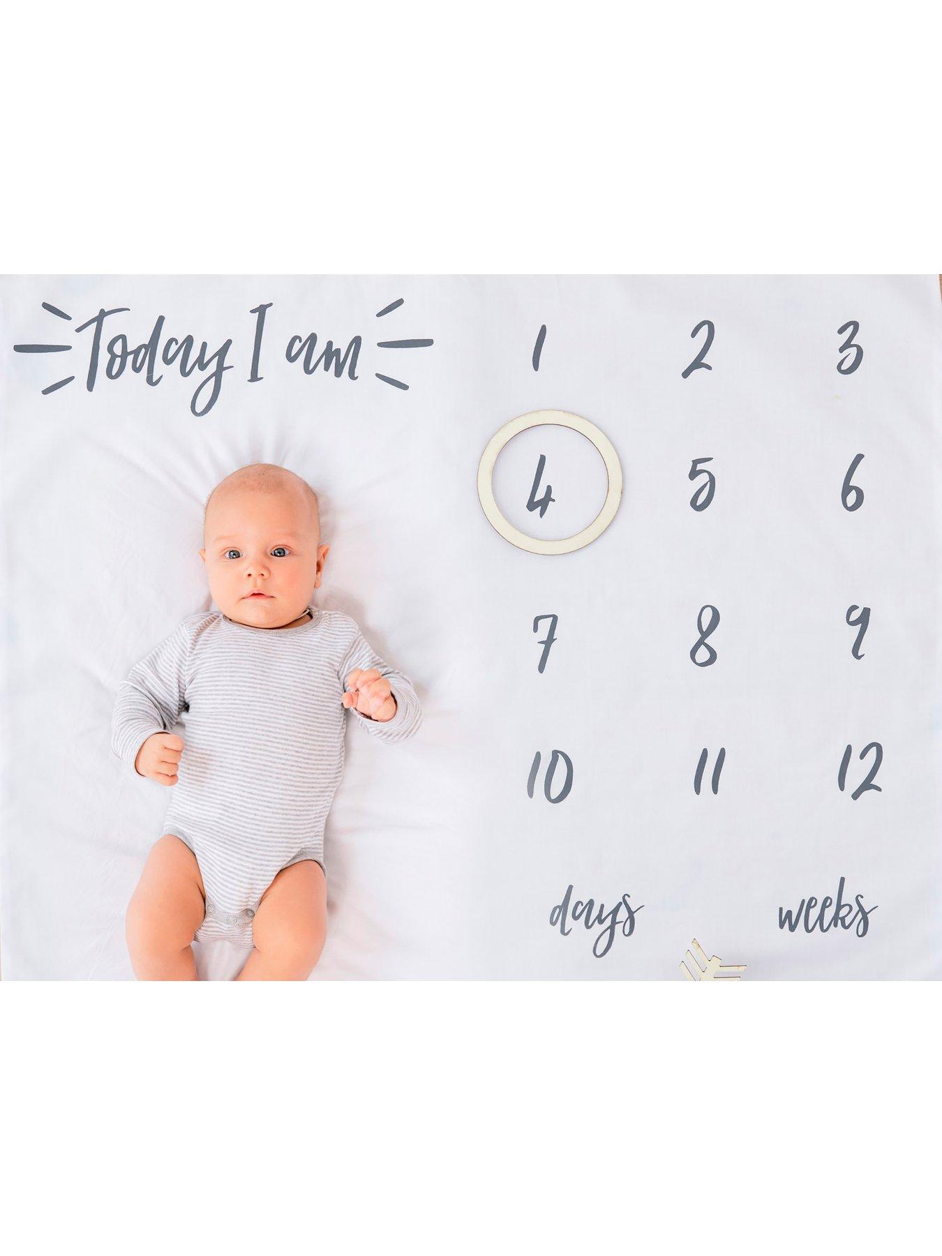 personalised baby milestone mat
