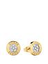 guess-love-knot-gold-crystal-set-logo-ladies-stud-earringsfront