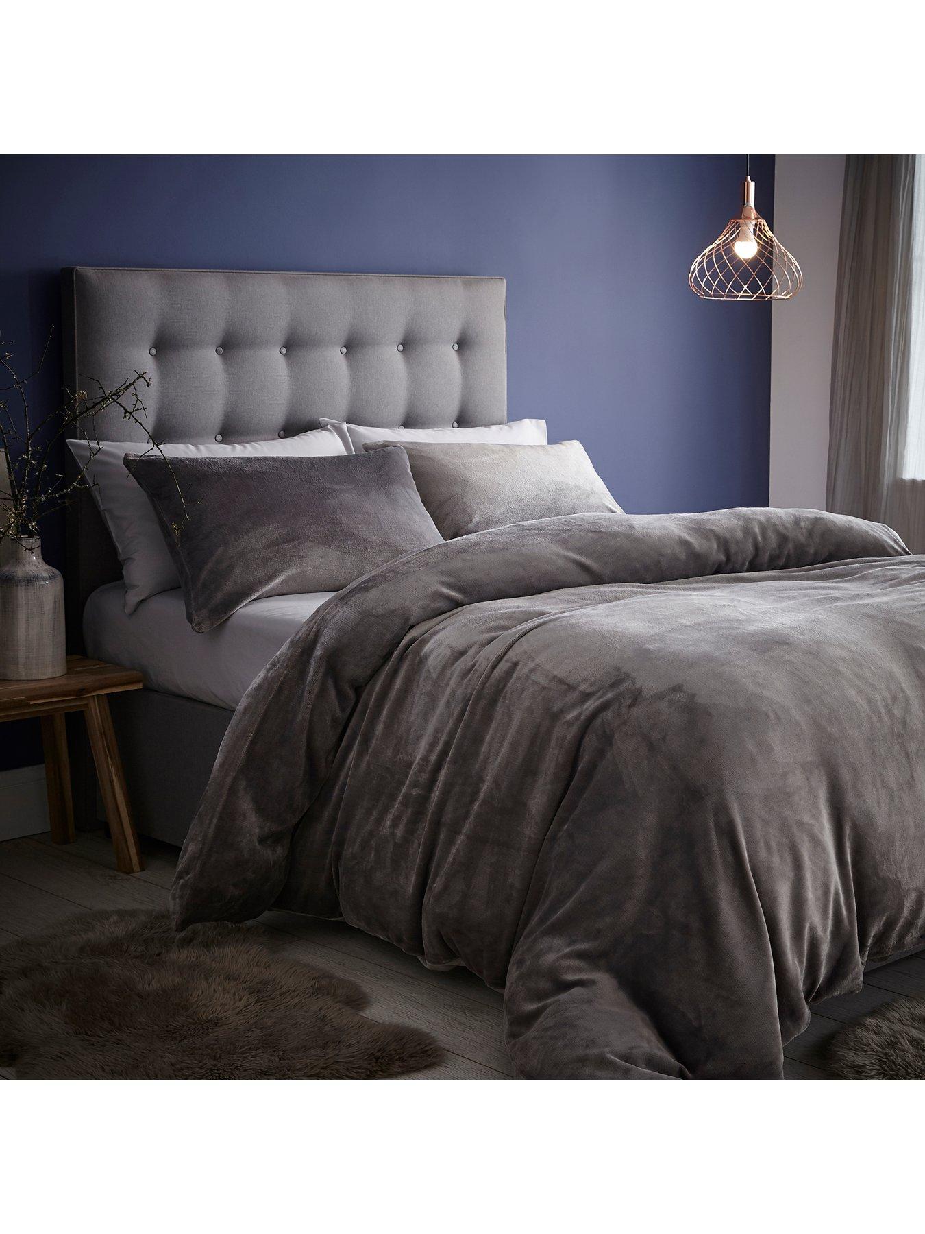 Silentnight Velvet Touch Fleece Duvet Cover Set