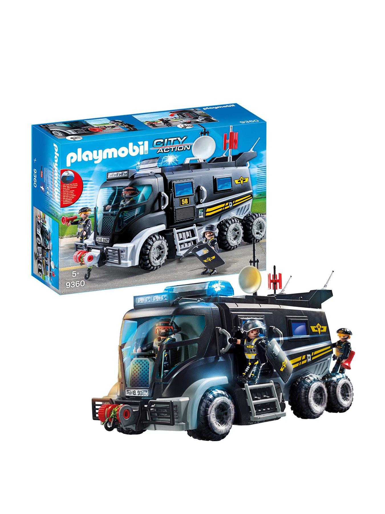 playmobil city action swat truck