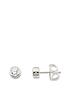 thomas-sabo-sterling-silver-round-logo-stud-earringsfront