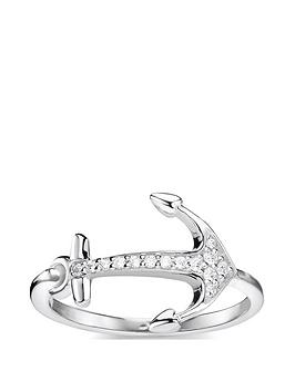 thomas-sabo-sterling-silver-cubic-zirconia-love-anchor-ring