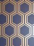 arthouse-luxe-hexagon-navy-amp-gold-wallpaperfront