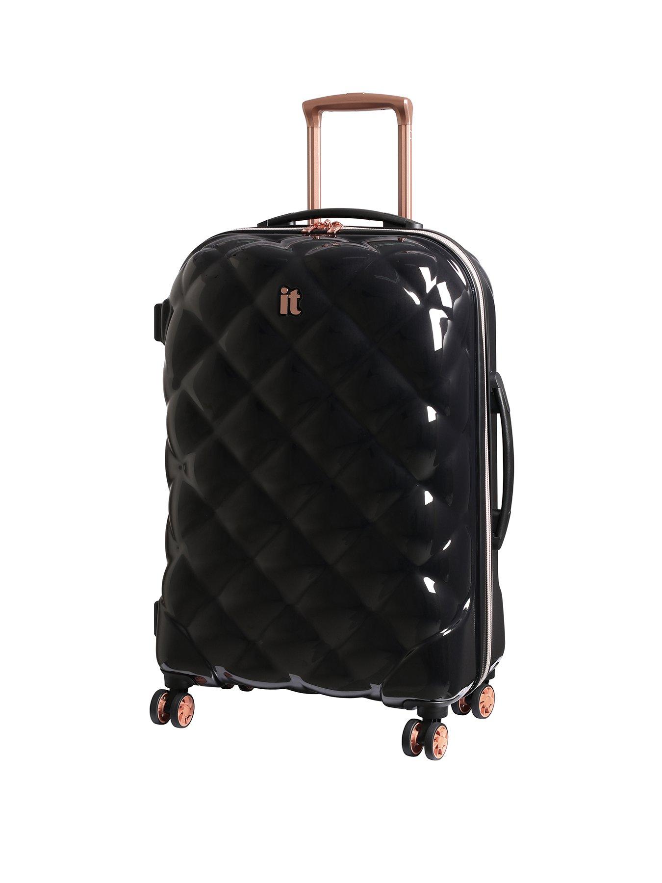 it luggage cushion lux single expander hard shell medium case