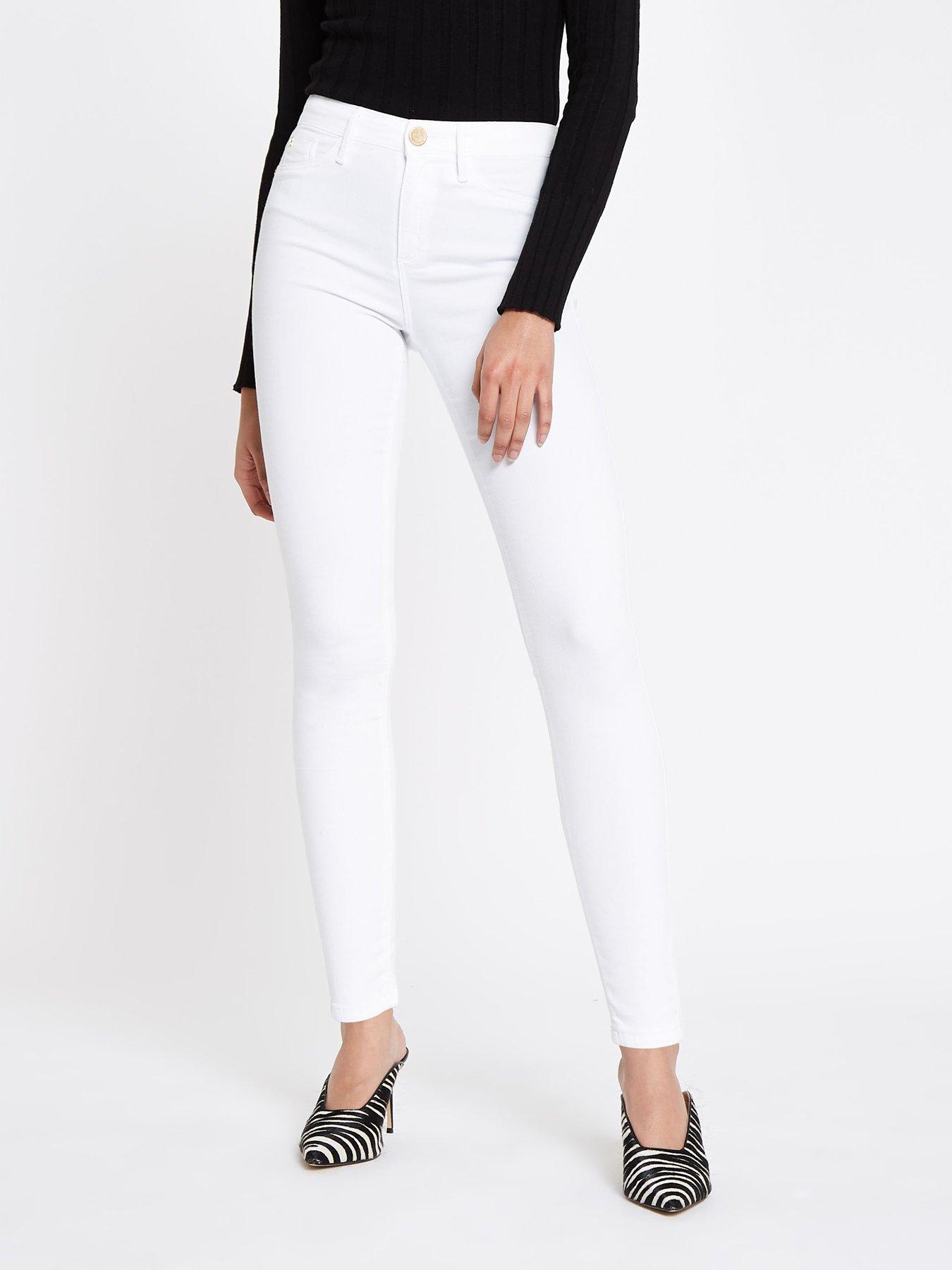 river island white molly jeans