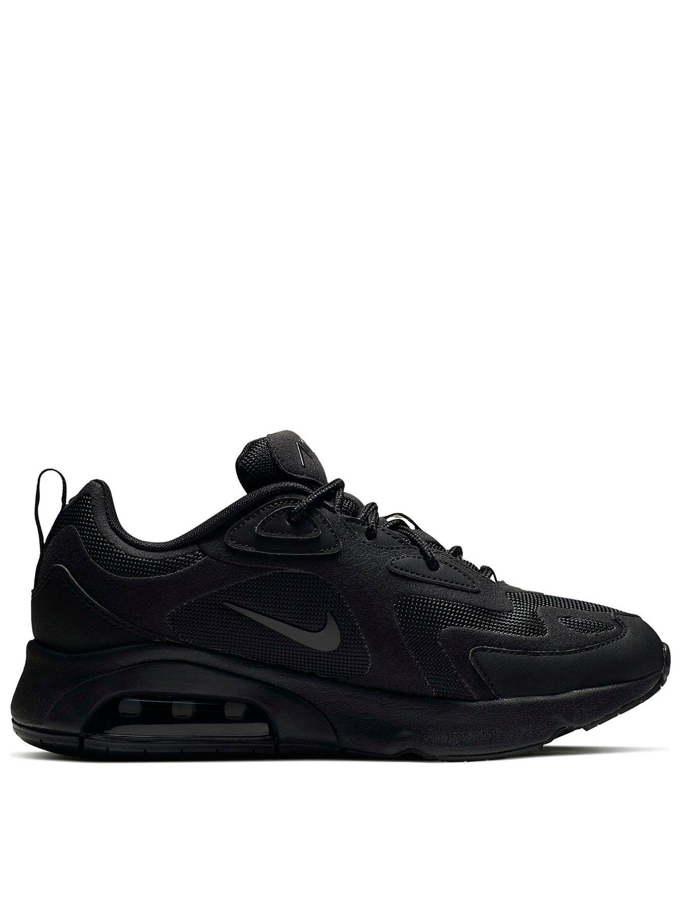 nike 200 air max black