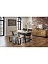 julian-bowen-brooklyn-180-cm-metal-and-solid-oak-dining-table-2-chairs-benchstillFront