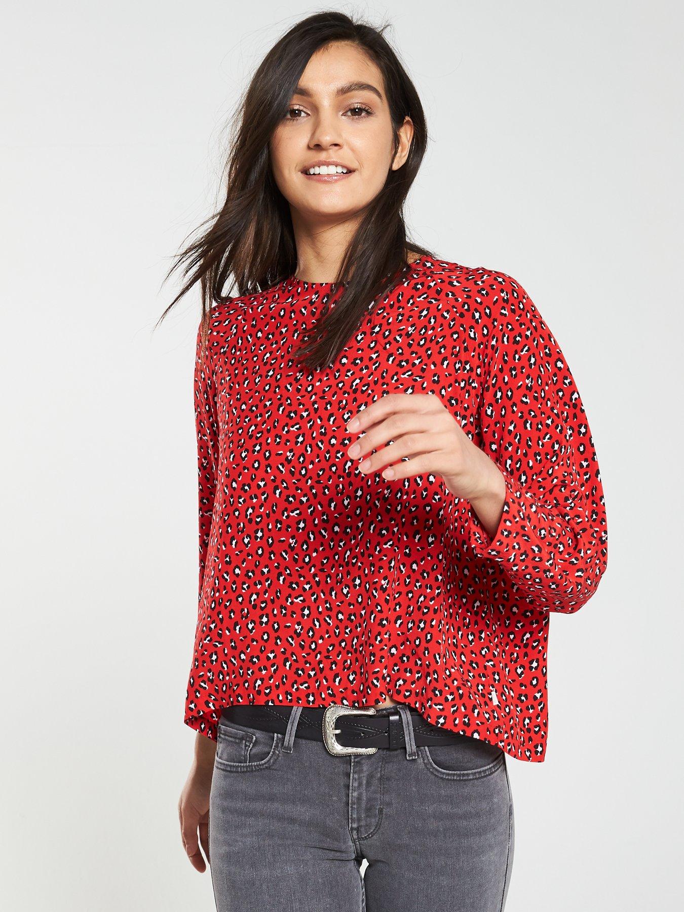 levi's leopard shirt