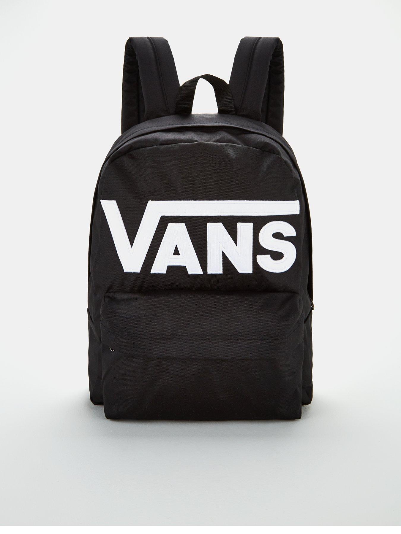 vans bag black and white