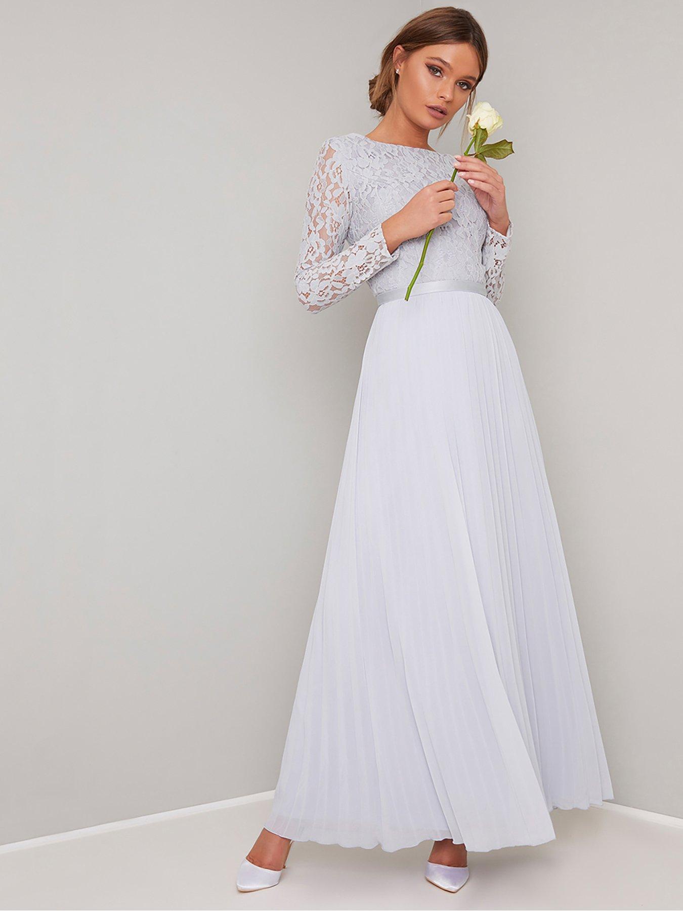 long sleeve occasion maxi dress