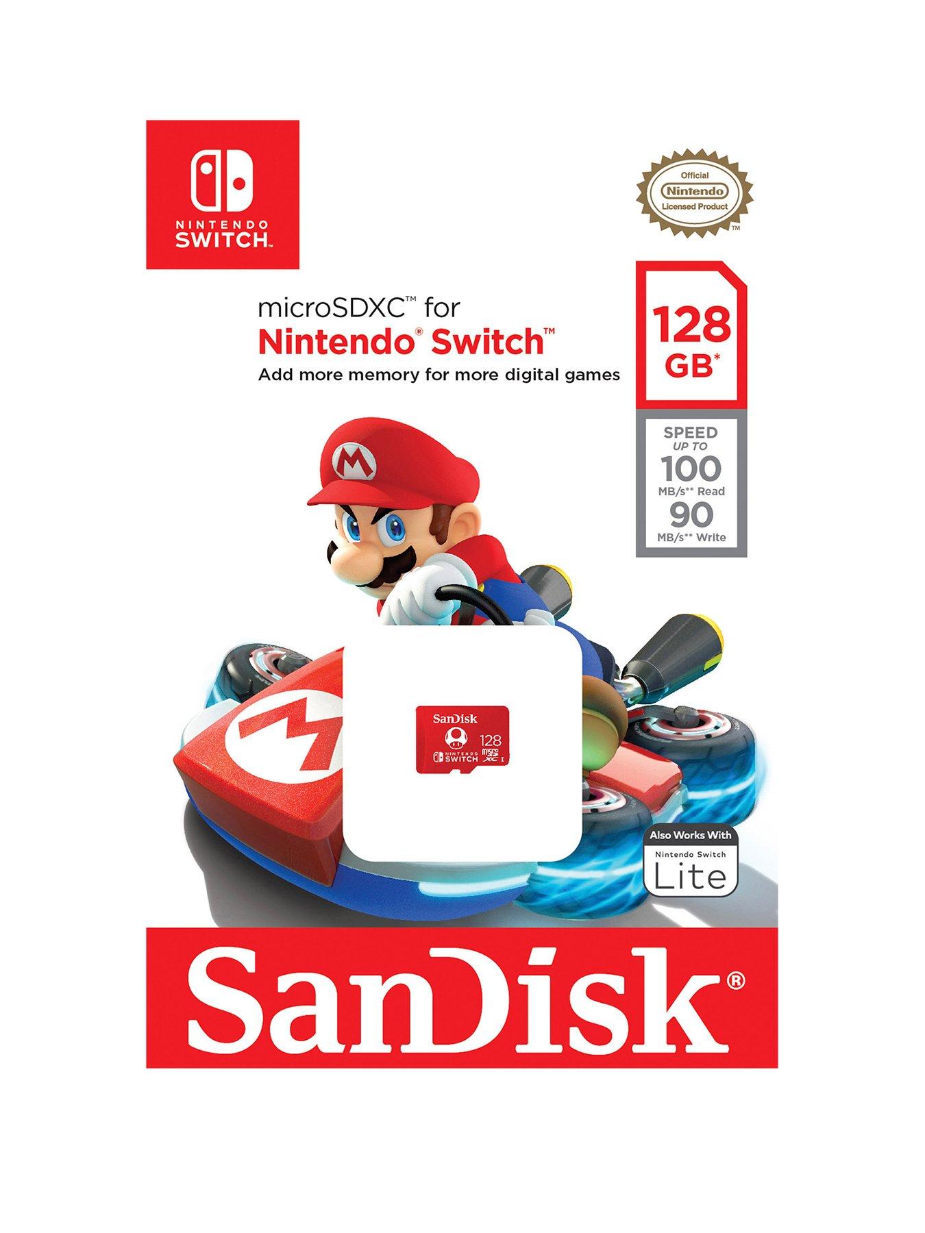 Sandisk Microsdxc Uhs I Nintendo Switch 128gb Memory Card Littlewoodsireland Ie