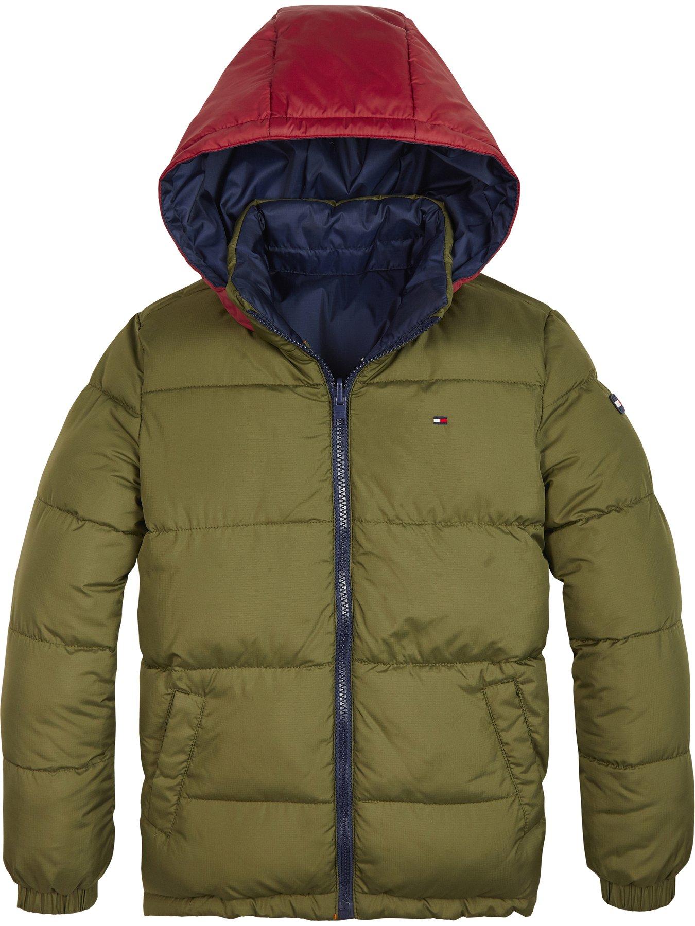tommy hilfiger reversible hooded jacket