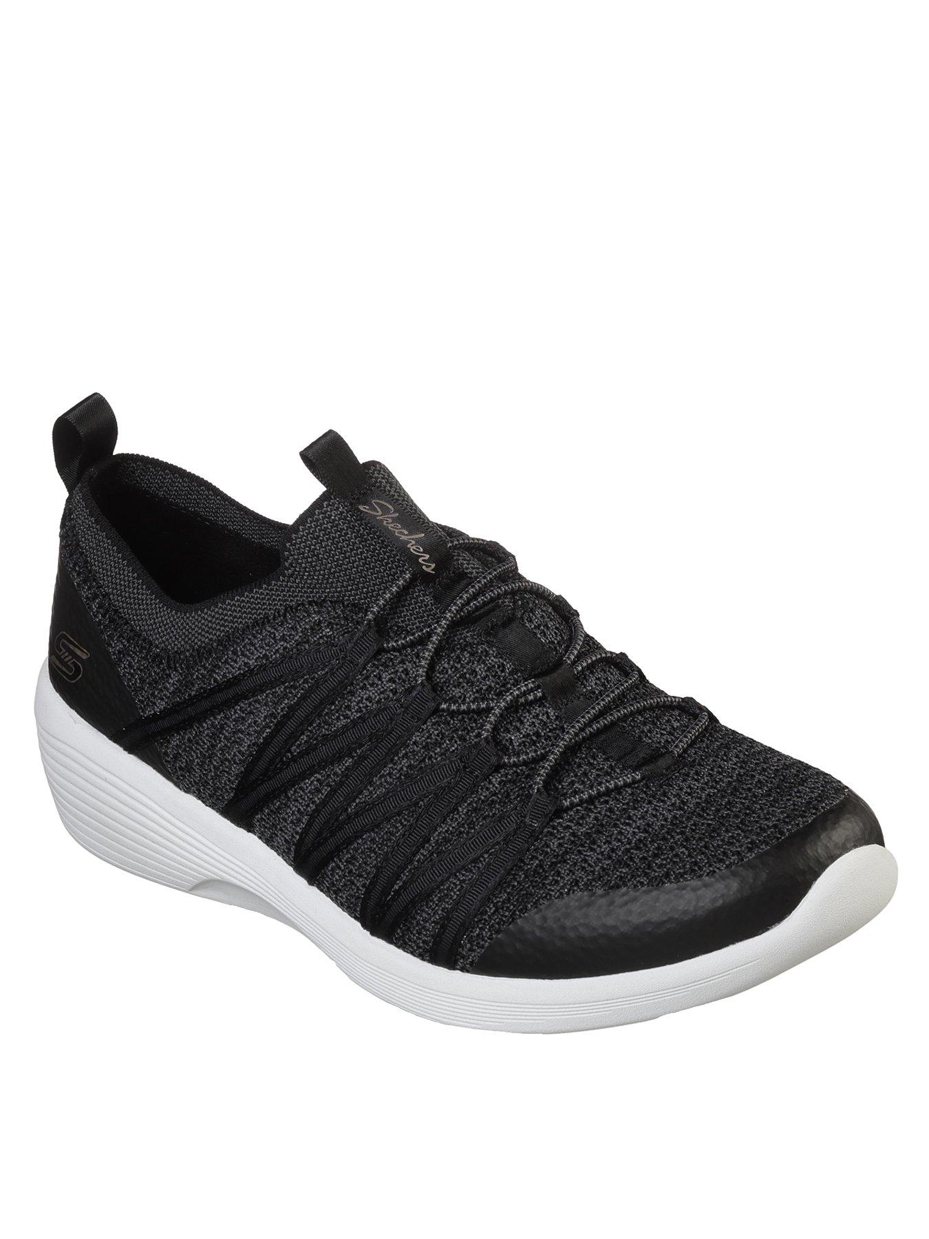 sketchers wedge trainers
