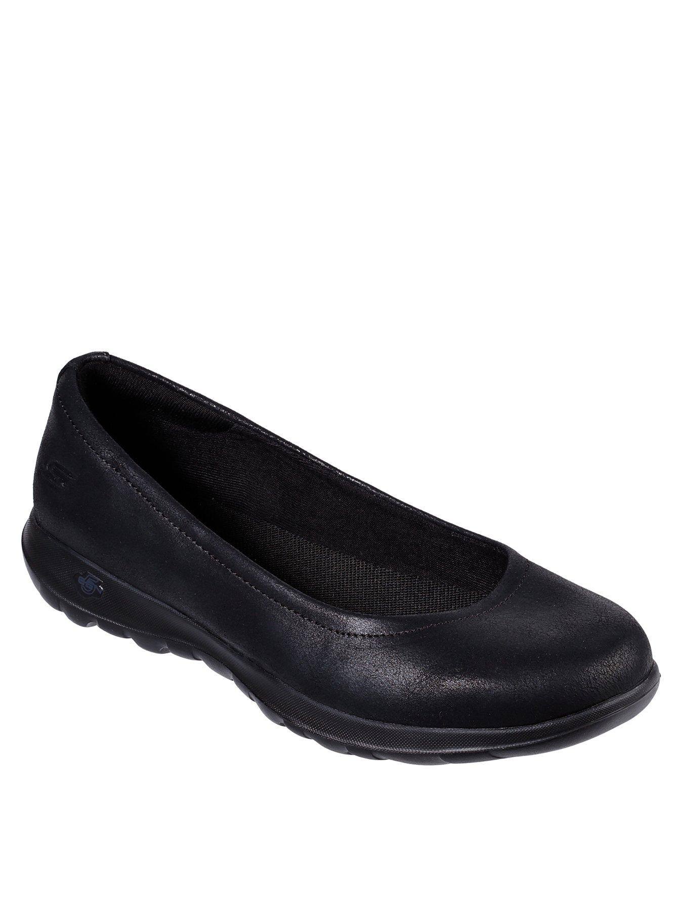 skechers go walk lite gem black