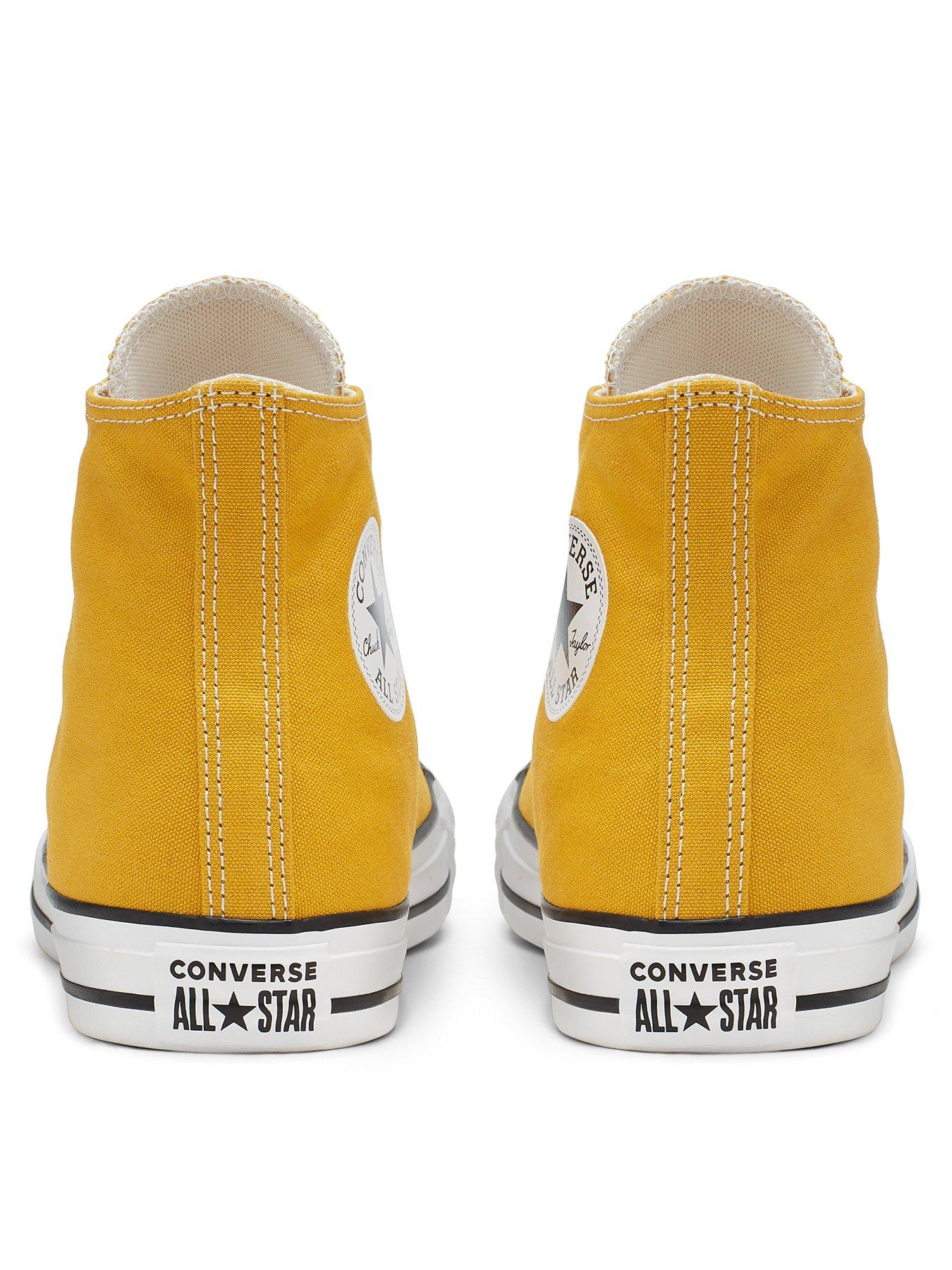 converse mustard high tops