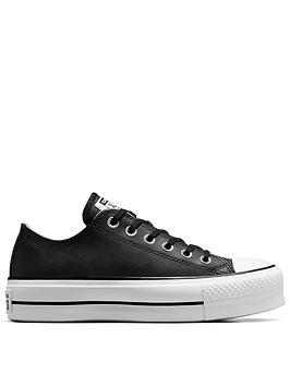 converse-chuck-taylor-all-star-platform-lift-clean-leather-ox-black