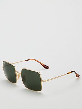 ray-ban-square-sunglasses-gold