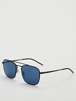 ray-ban-square-sunglasses-rubbernbspblack